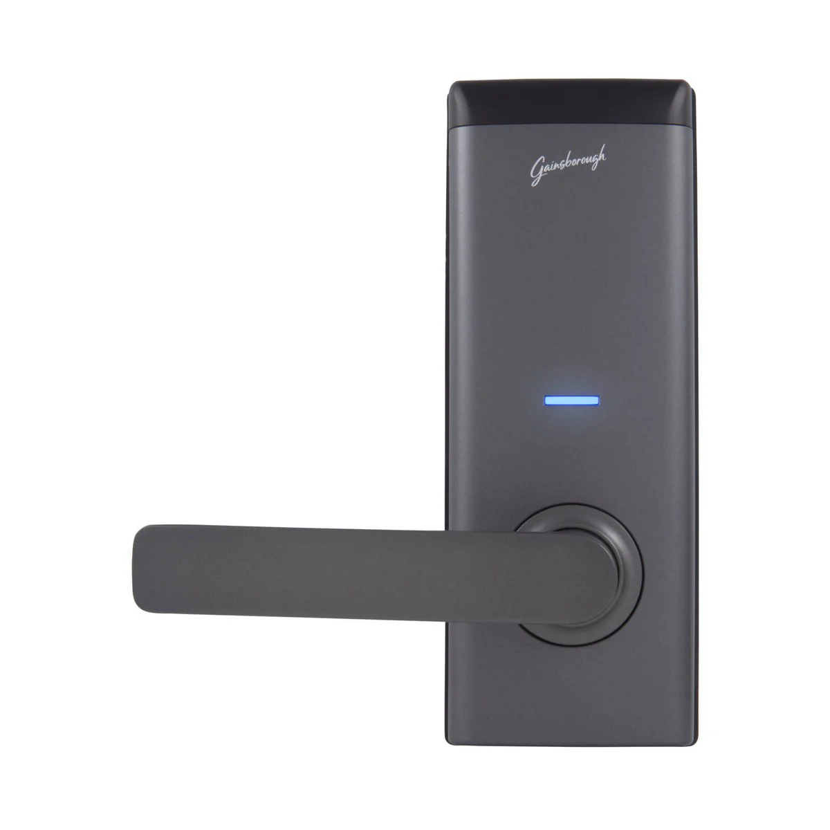 Gainsborough Mode Smart Entrance Lever Lock - Graphite - RFID, Fingerprint, Keypad - 115mm x 230mm x 52mm - Image 5