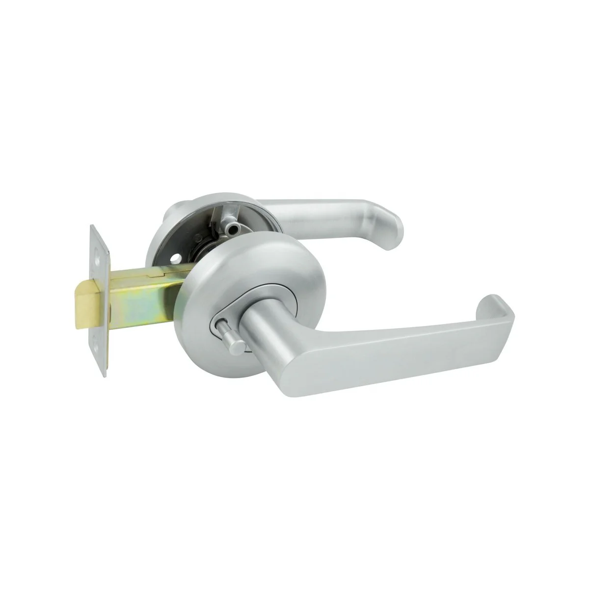 Gainsborough Neue Telo Privacy Lever Set - 138mm x 65mm - Brushed Satin Chrome - Easy Installation - Image 2