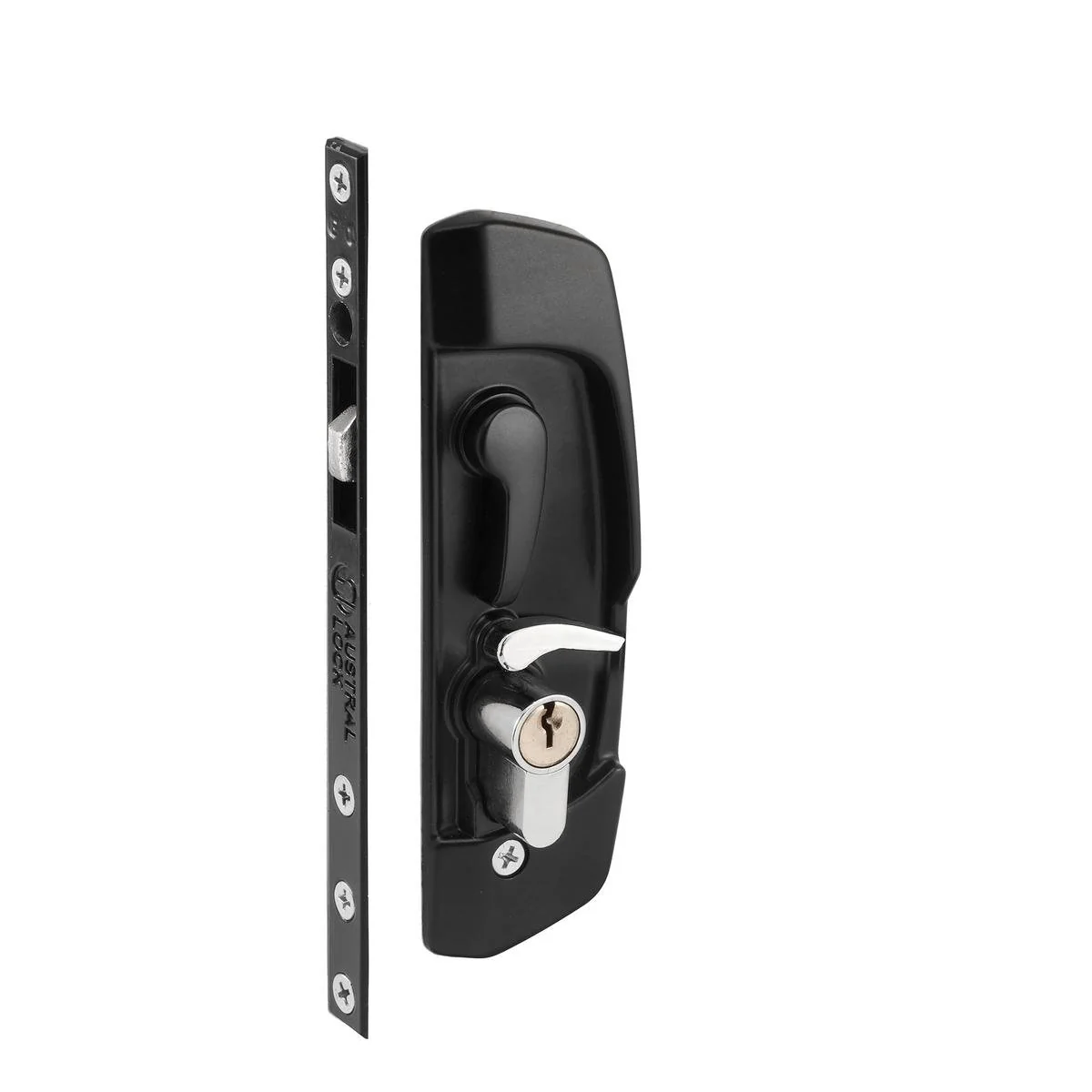 Gainsborough Security Deadlock - 45mm - Black - Anti-Lift Pin