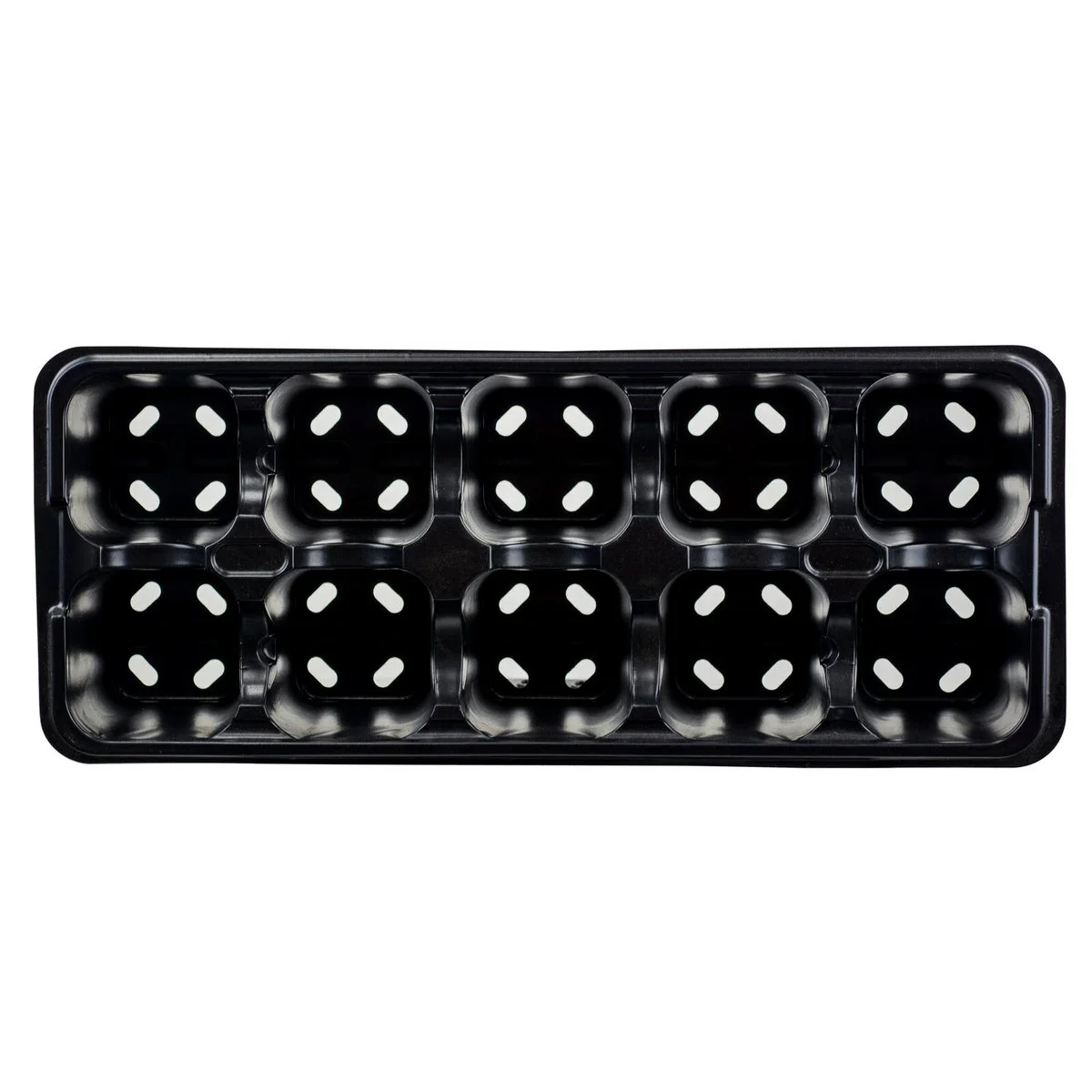 Garden Basics 10 Cell Seedling Tray 3 Pack - 140mm x 70mm x 345mm - Durable Reusable - Image 2