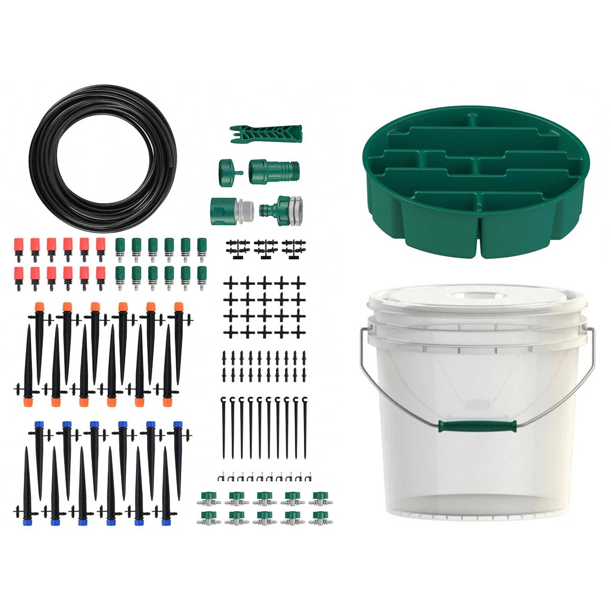 Garden Basics Drip Irrigation Kit - 255mm x 250mm - Efficient Watering System