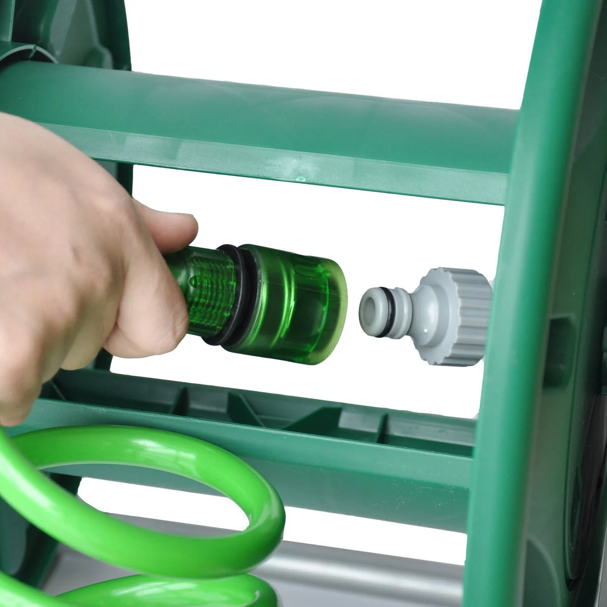 Garden Basics Hose Reel - 20m - Polypropylene - Manual Wind Up - Image 3