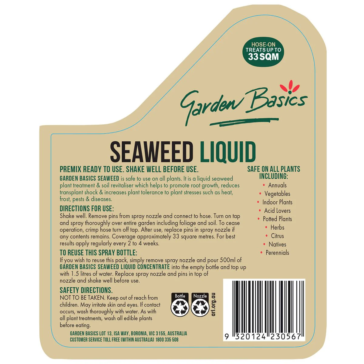 Garden Basics Liquid Seaweed - 2L - Liquid - Root Growth Booster - Image 2