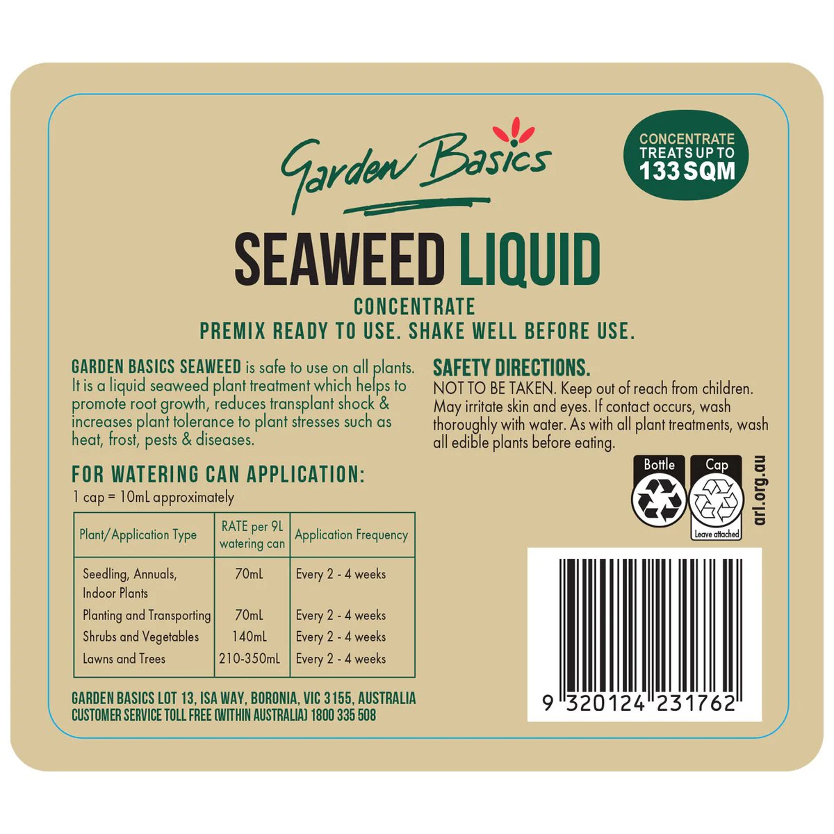 Garden Basics Liquid Seaweed - 2L - Liquid - Safe for Vegetables - Image 2