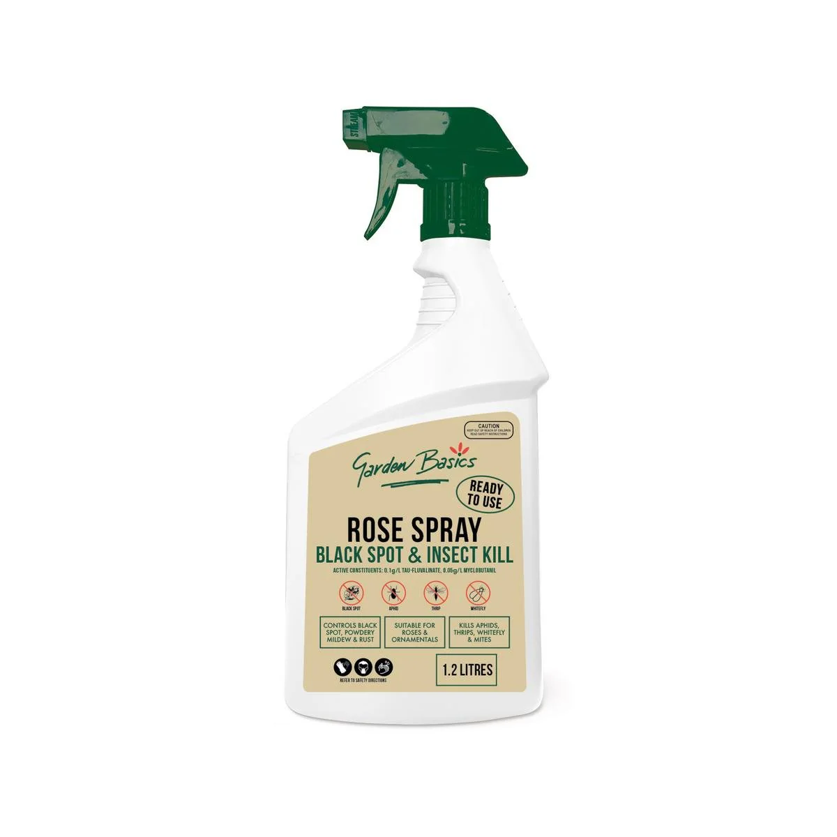 Garden Basics Black Spot and Insect Rose Spray 1.2L - Ready-to-Use