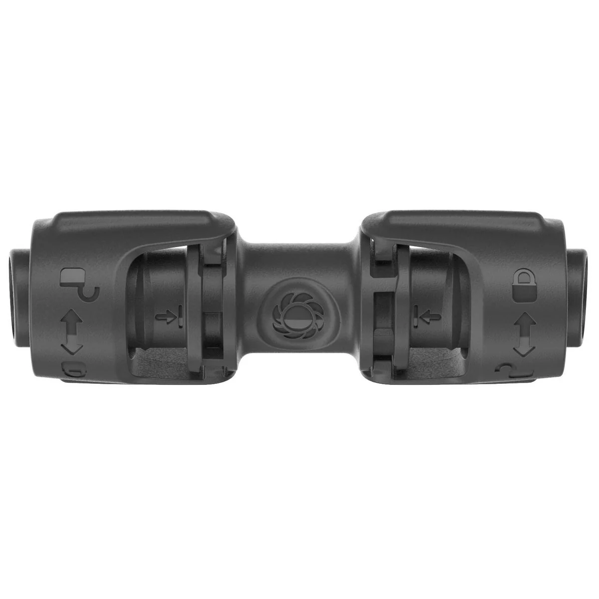Gardena 13mm Micro Irrigation Connector Pack of 3 - Easy Installation - Black - Image 2
