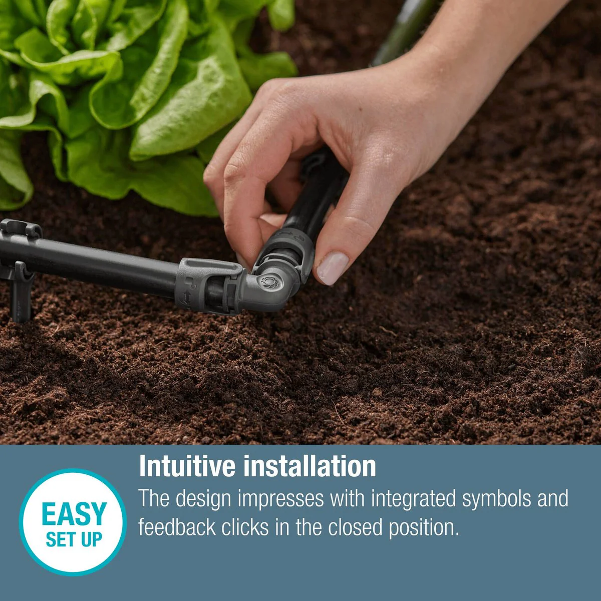 Gardena 13mm Micro Irrigation L-Joint 2 Pack - 90-Degree Connection - Black - Image 5
