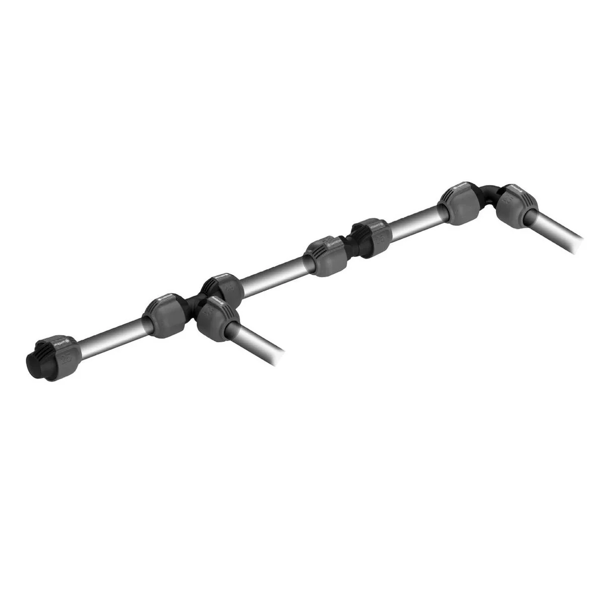 Gardena 25mm Pipeline Connector - Black - Quick&Easy Connection - Durable - Image 3