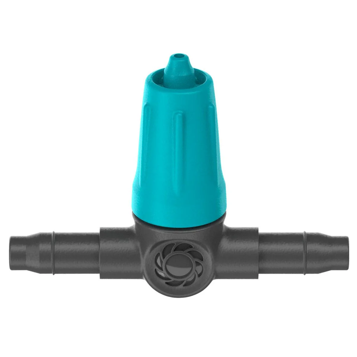 Gardena Micro Irrigation Adjustable Inline Drip Head 10 Pack - 0-15L/H - Black/Turquoise - Image 2