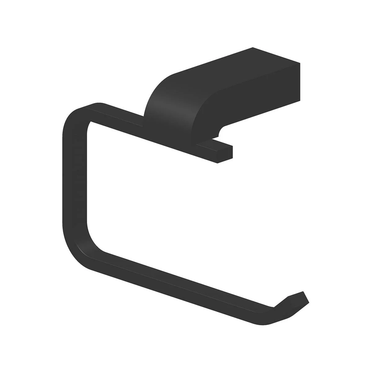 Gareth Aston Black Toilet Roll Holder - Wall-Mounted - 146mm x 99mm