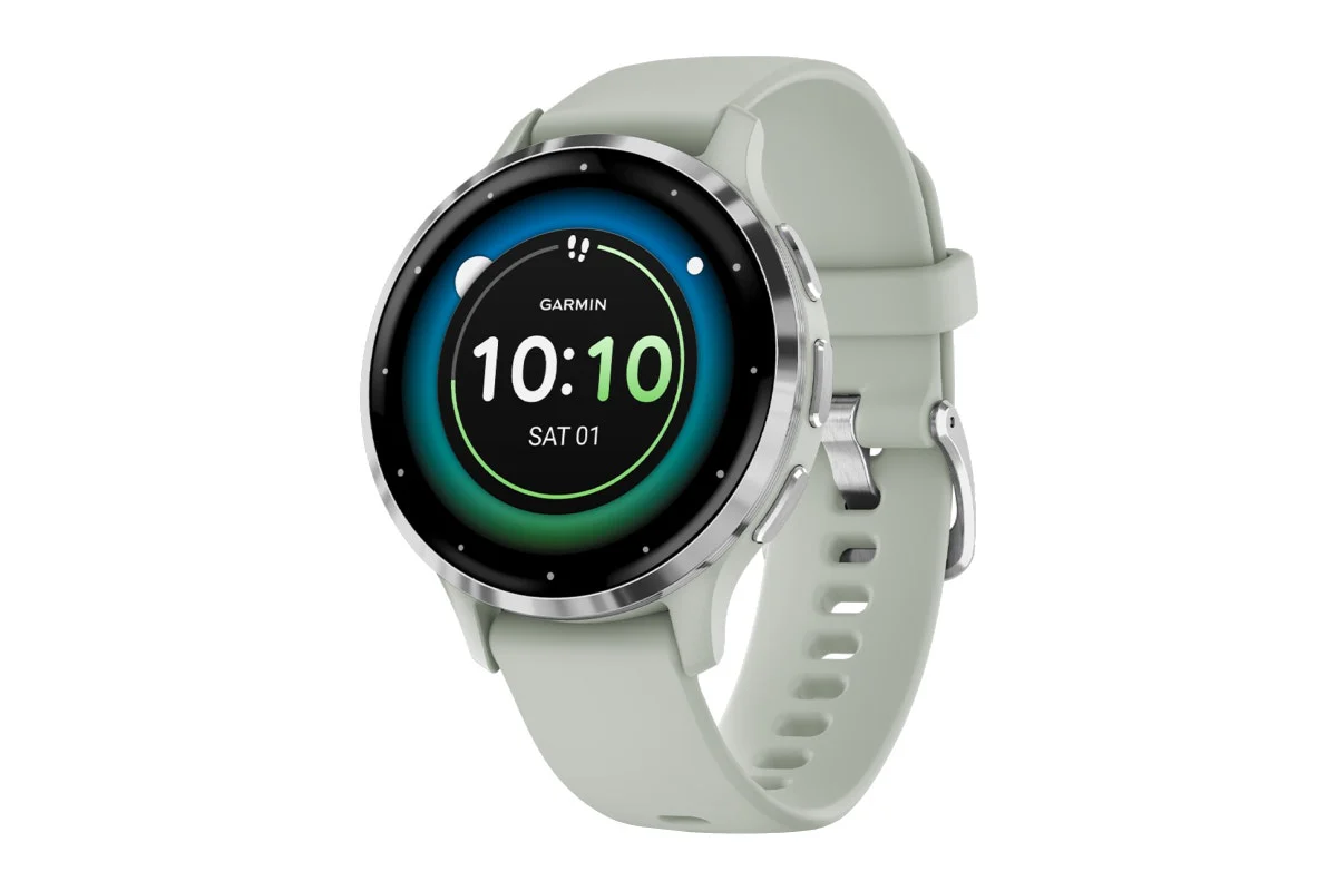 Garmin Venu 3S Smart Sports Watch Silver Sage Grey 41mm