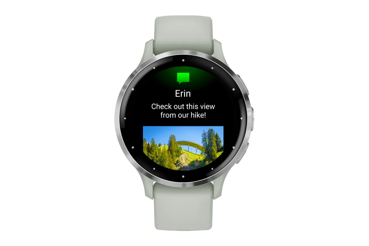 Garmin Venu 3S Smart Sports Watch Silver Sage Grey 41mm - Image 4
