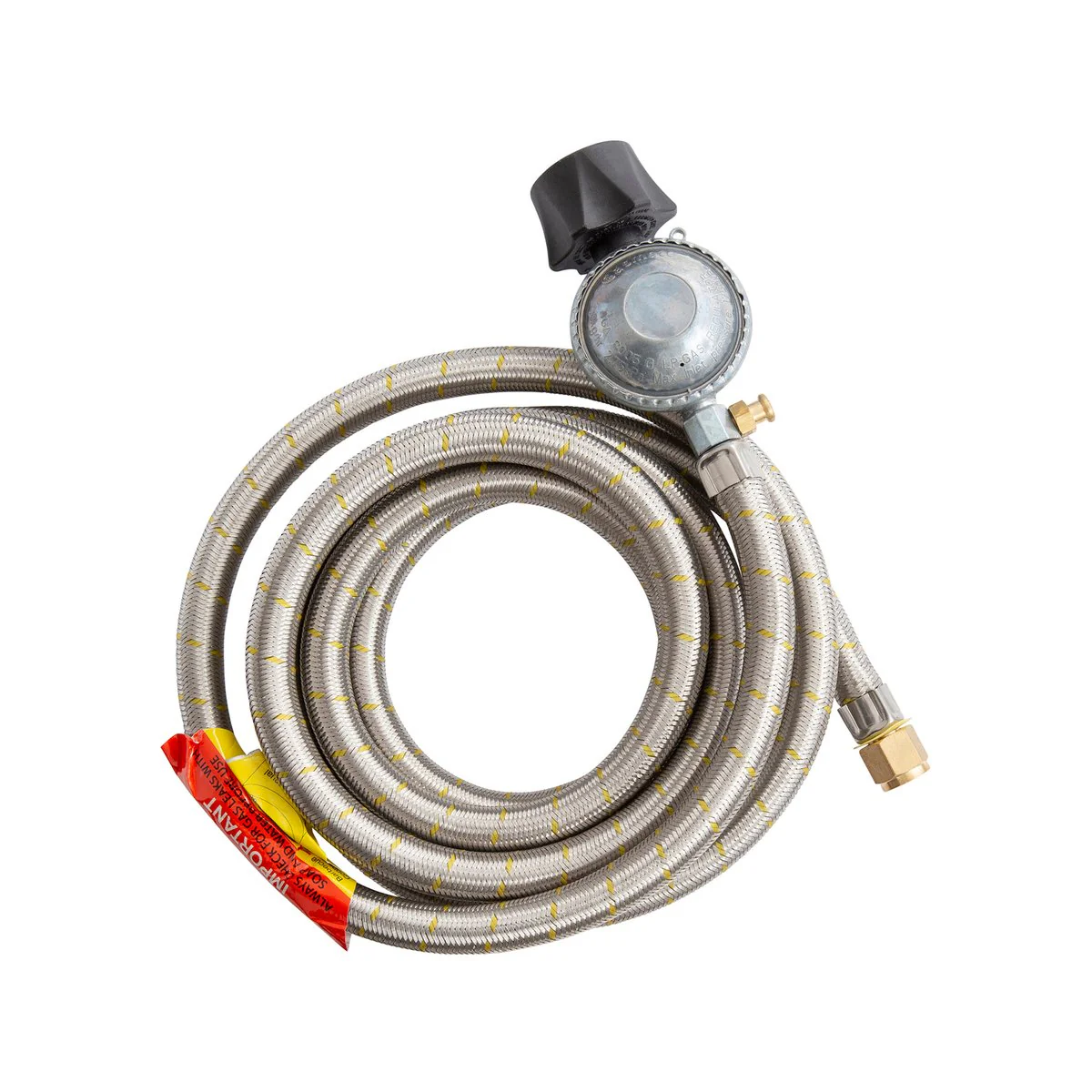 Gasmate Regulator Braided Hose 3000mm LCC27 to 5/8" UNF - Durable Connection - Image 3
