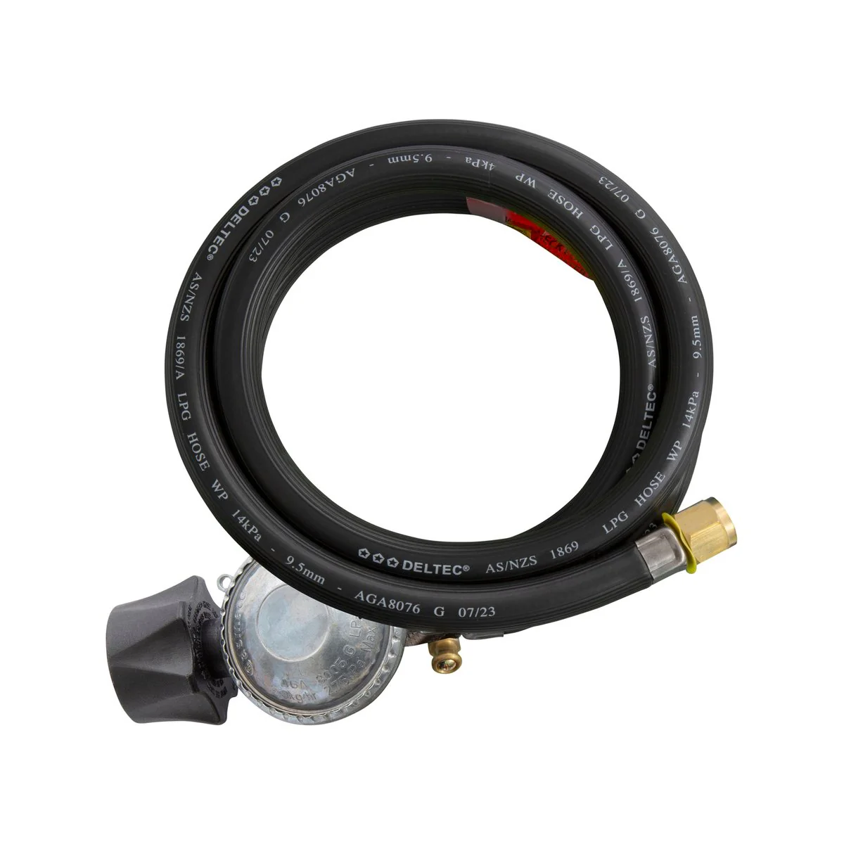 Gasmate Regulator Hose 1500mm LCC27 to 5/8” UNF - Durable Gas Connection - Image 3