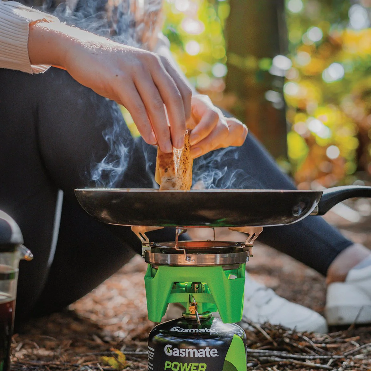 Gasmate Turbo Butane Portable Stove and Pot Set - 0.8L Aluminium Pot - Compact Design - Quick Boil Technology - Image 2