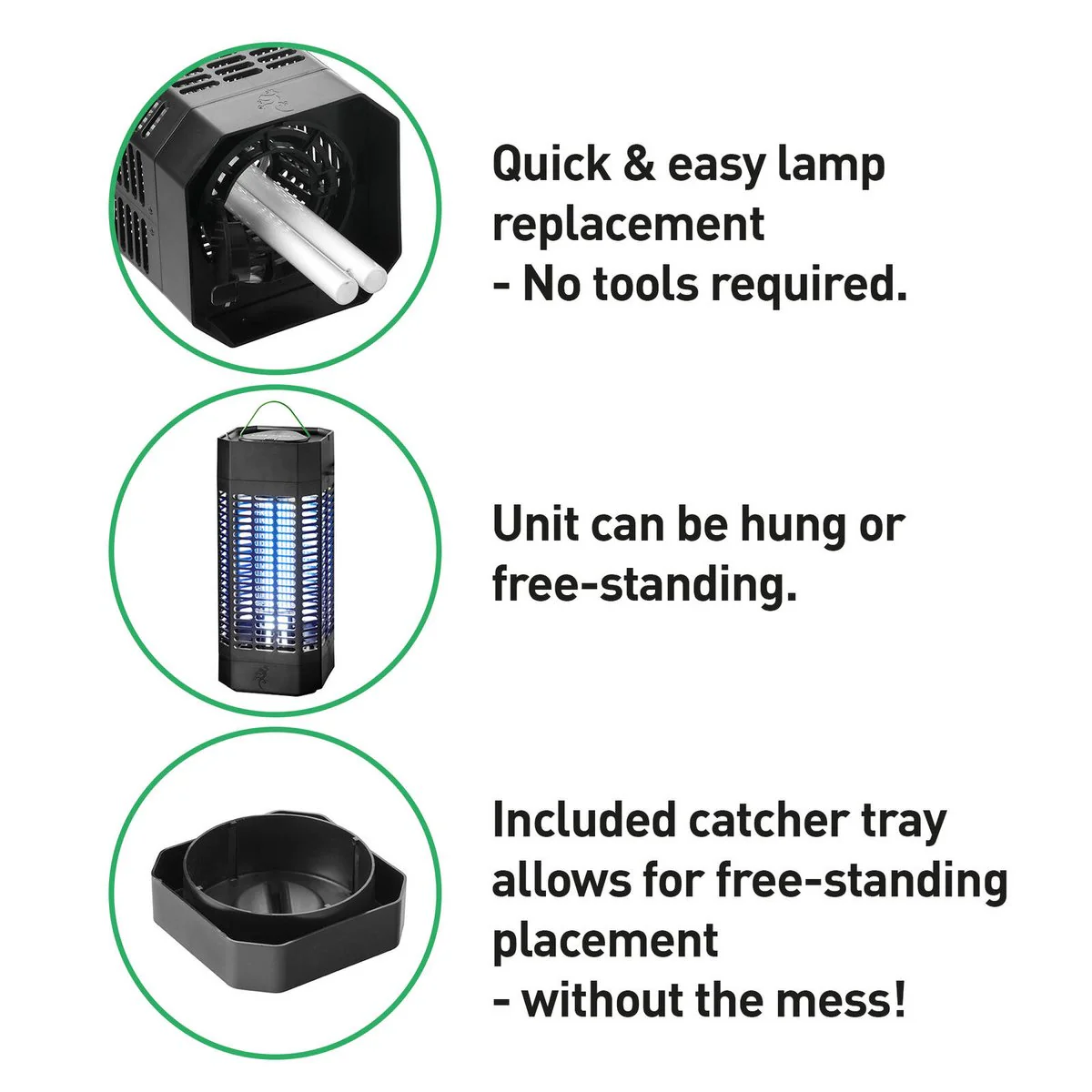 Gecko Large LED Zapper - 40m Coverage - Durable Weatherproof Design - Image 2