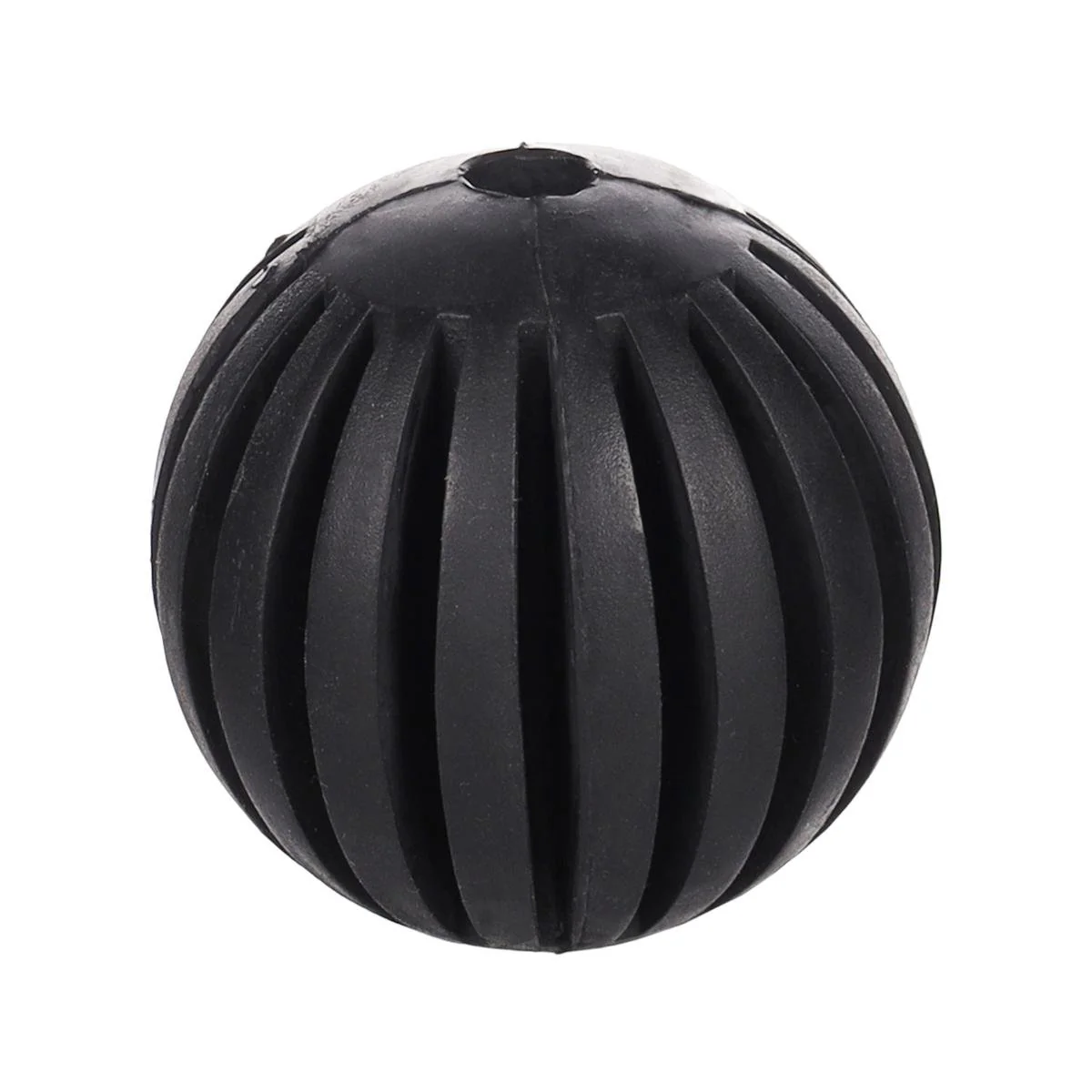 Gladiator 7 Black Rubber Ball Dog Toy - 8cm - Durable - Dental Care