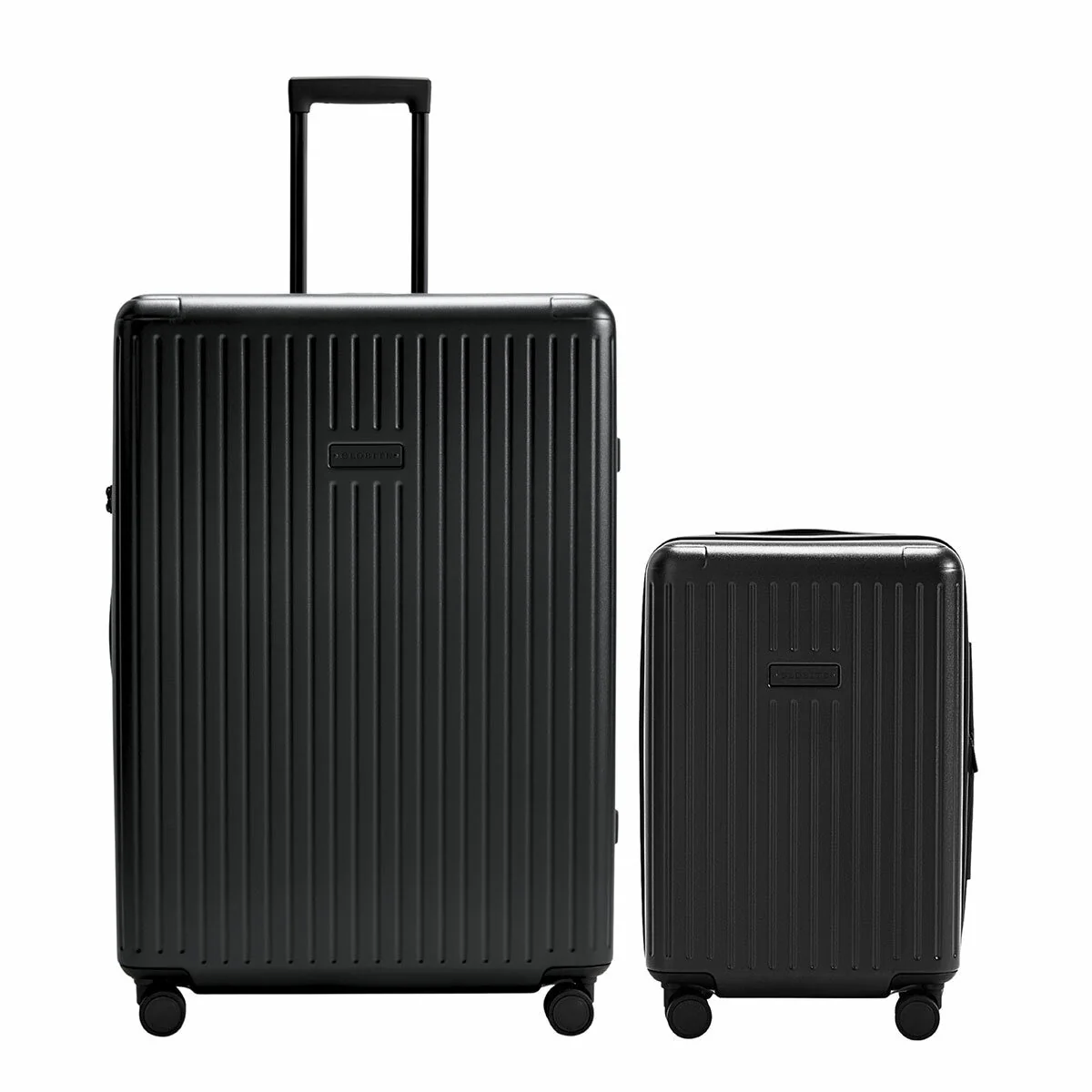 Globite Durable 2-Piece Luggage Set with 4 Packing Cubes Black Polycarbonate - Image 12