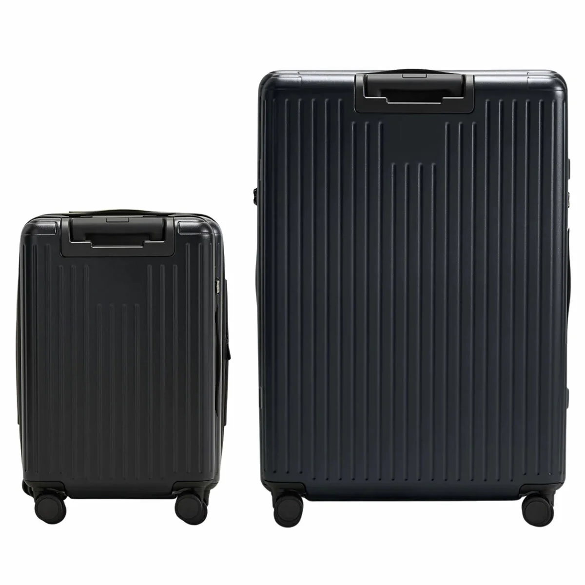 Globite Durable 2-Piece Luggage Set with 4 Packing Cubes Black Polycarbonate - Image 9