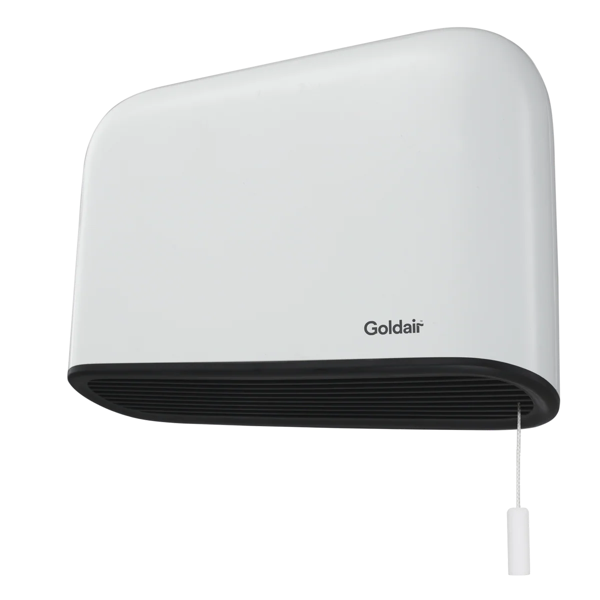 Goldair Ceramic Pull Cord Bathroom Heater - 2000W - Wall Mountable - 353mm x 248mm x 112mm