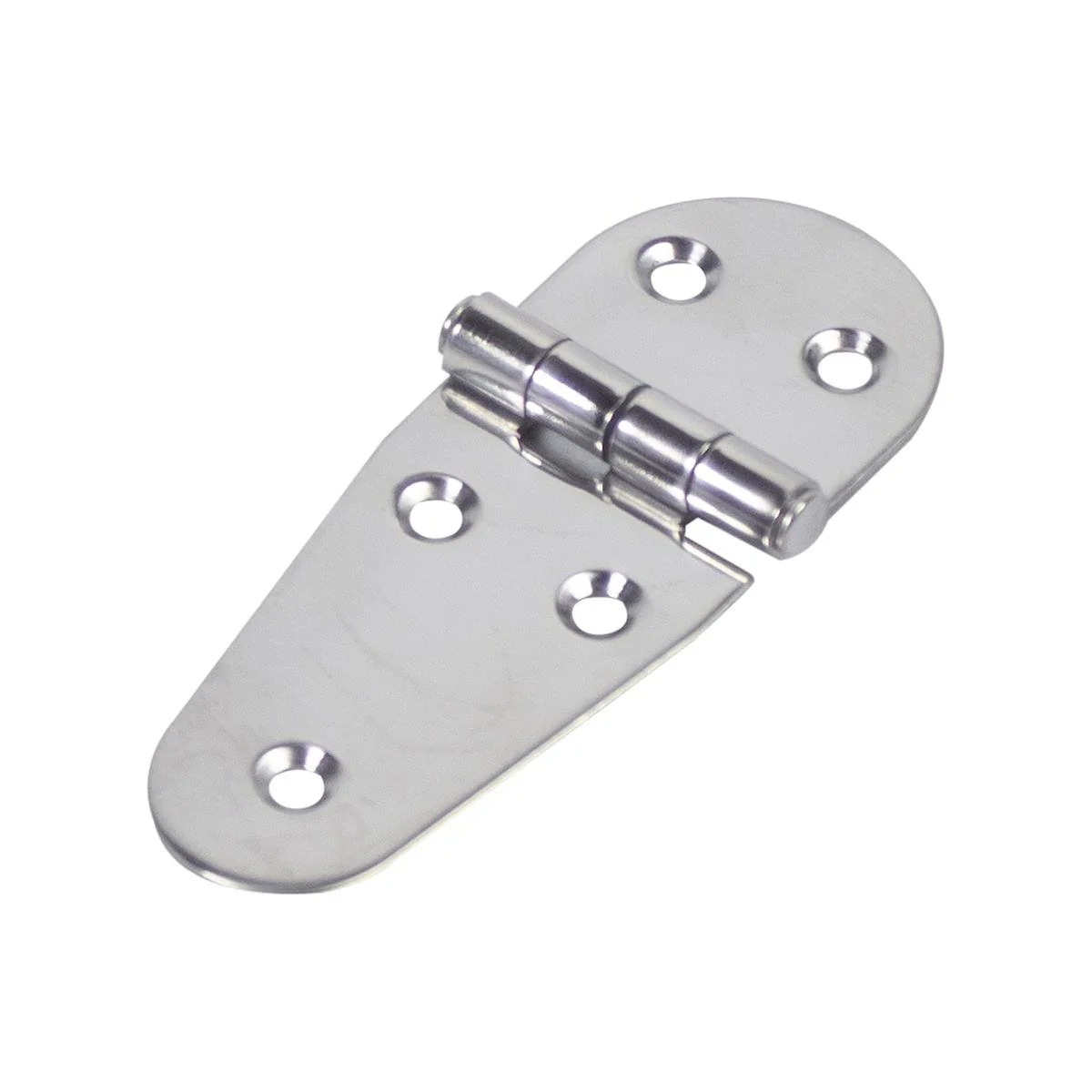 Goliath Stainless Steel Uneven Leaf Hinge - 40mm x 2mm x 107mm - Polished Finish