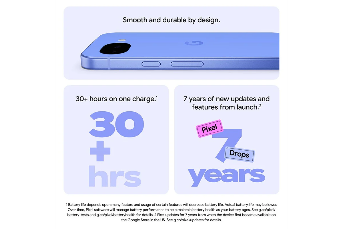 Google Pixel 10a 5G 256GB Obsidian with 48MP AI Camera - Image 3