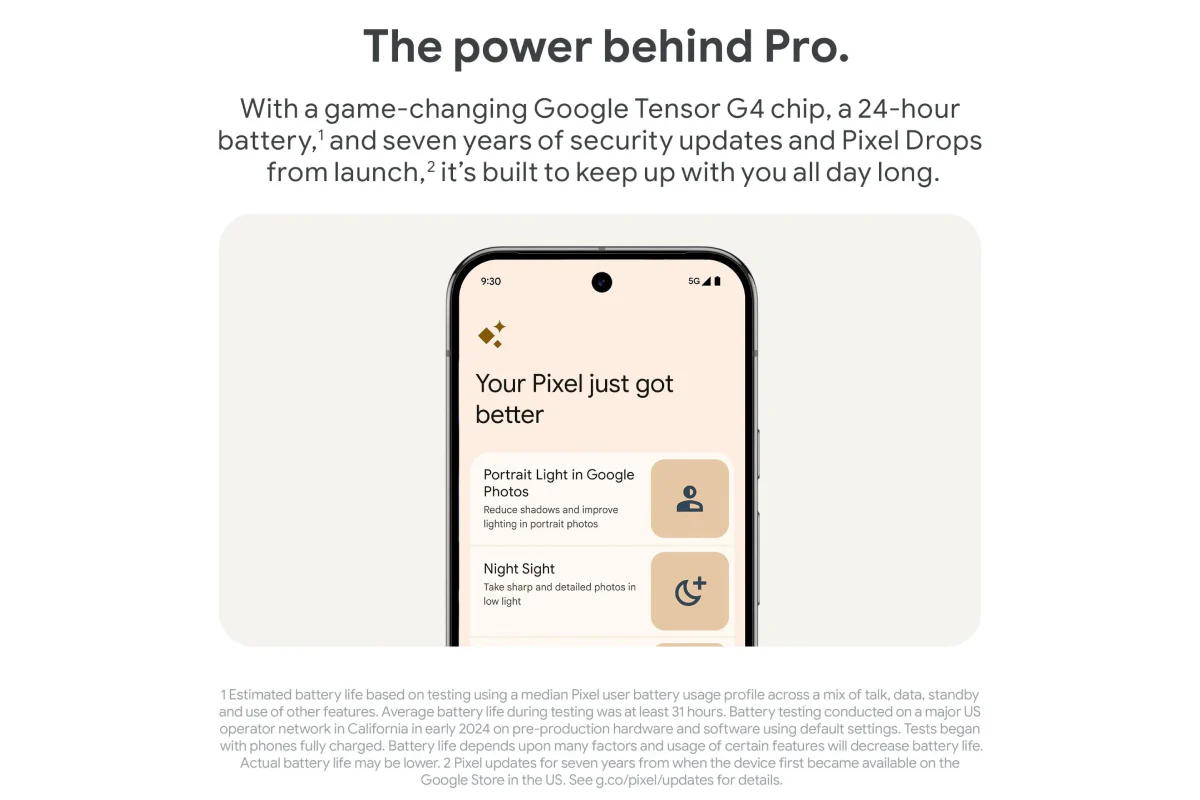 Google Pixel 9 Pro 5G 128GB Obsidian with 50MP Triple Camera - Image 9