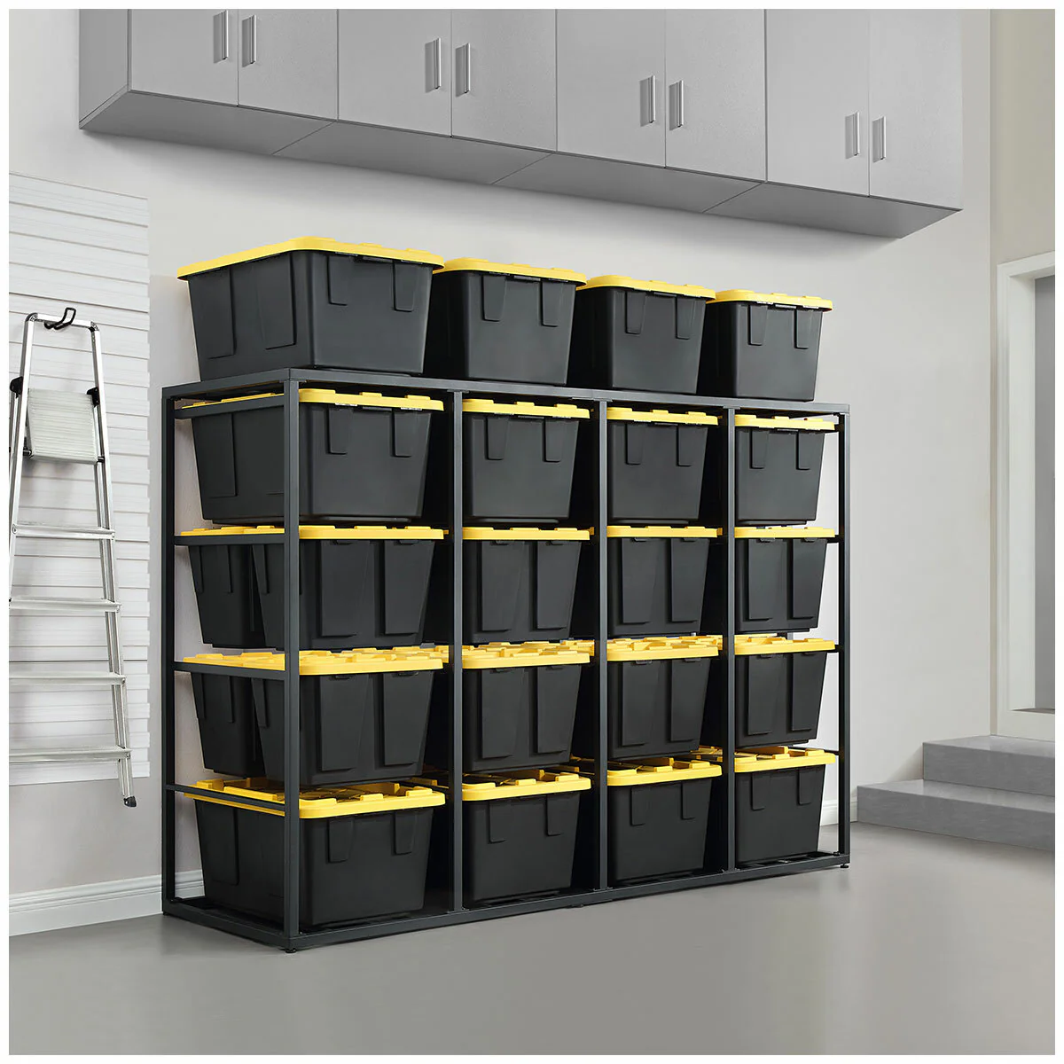 Gorilla 20-Bin Rack Organiser CTCO88BR-20B Black Steel Heavy Duty