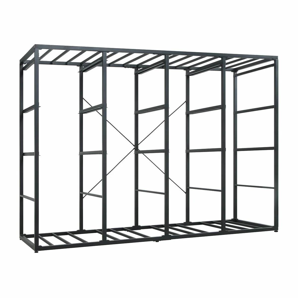 Gorilla 20-Bin Rack Organiser CTCO88BR-20B Black Steel Heavy Duty - Image 3