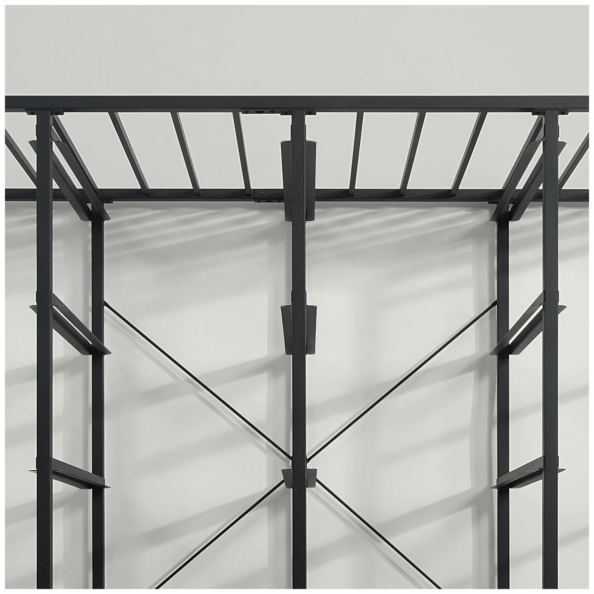Gorilla 20-Bin Rack Organiser CTCO88BR-20B Black Steel Heavy Duty - Image 5