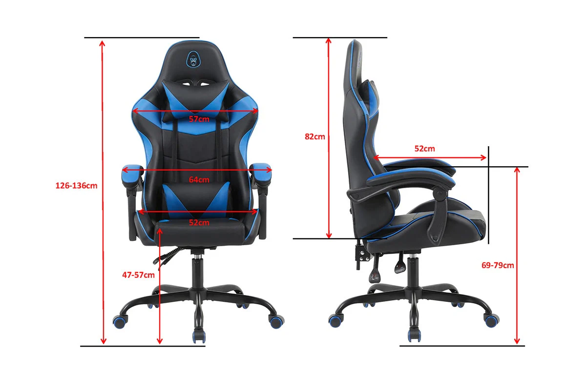 Gorilla Gaming Prodigy Gaming Chair Black Blue - Image 11