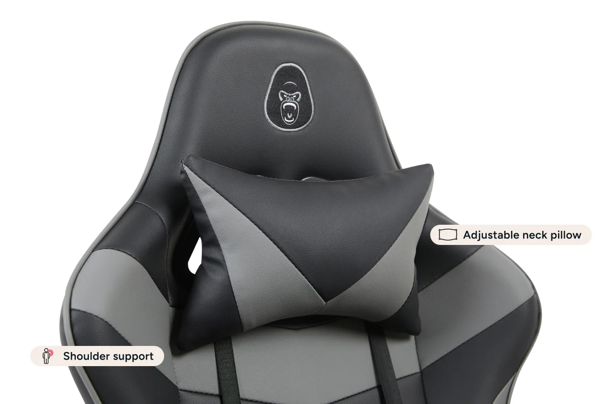 Gorilla Gaming Prodigy Gaming Chair Black Grey - Image 6