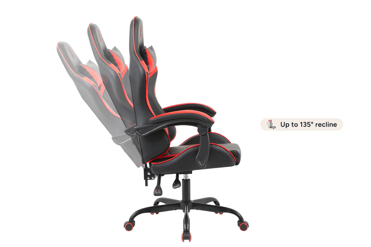Gorilla Gaming Prodigy Gaming Chair Black Red - Image 4