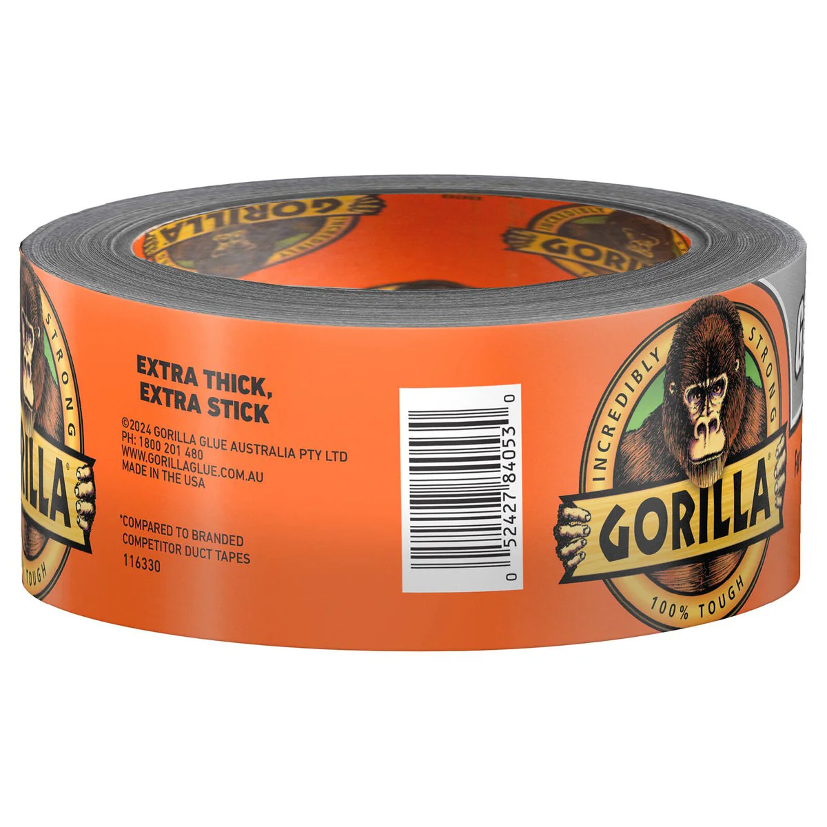 Gorilla Silver Cloth Tape - 48mm x 9m - Strong Adhesive - Weather Resistant - Image 5