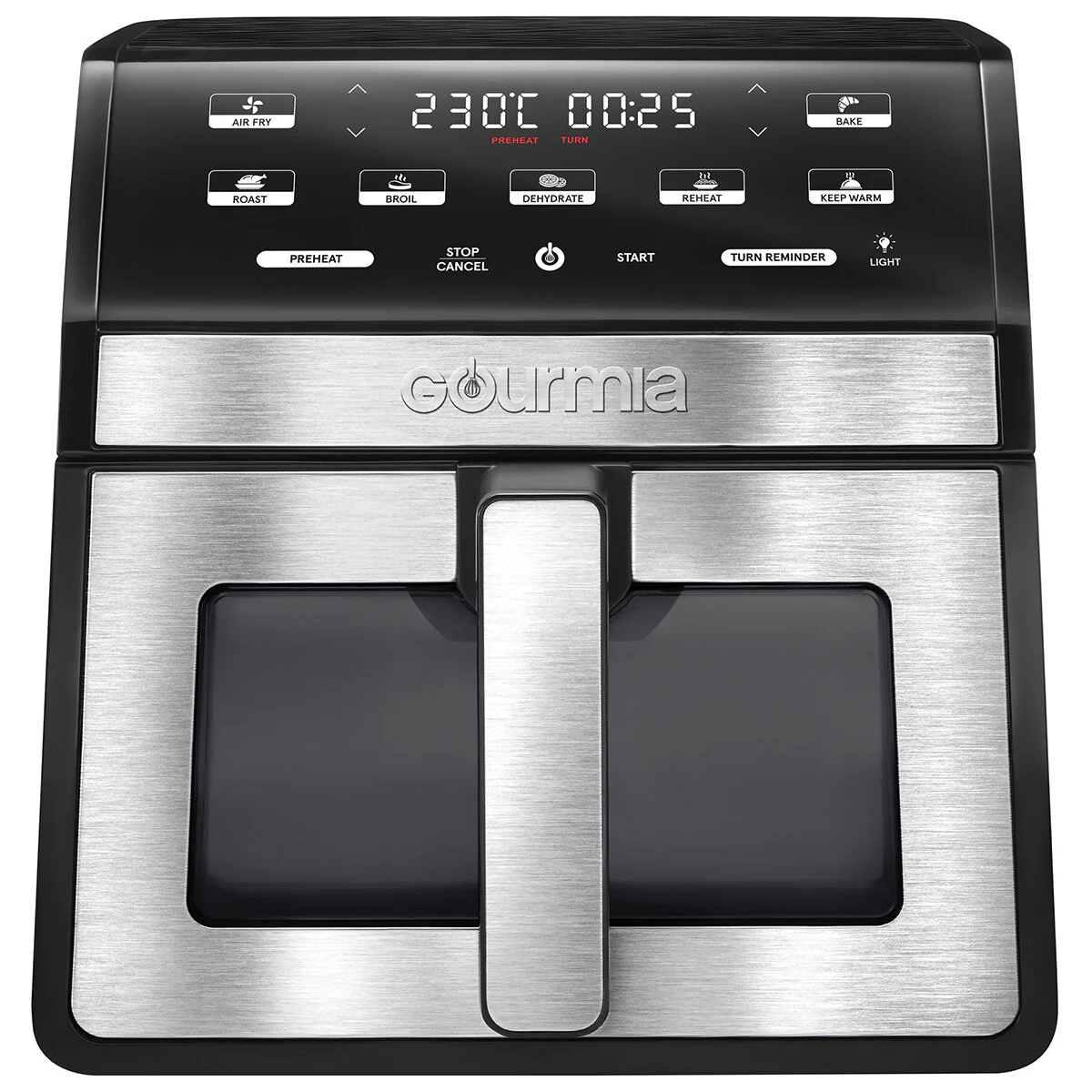 Gourmia Digital Air Fryer 7.6L Capacity GAF858 Black 1700W - Image 2