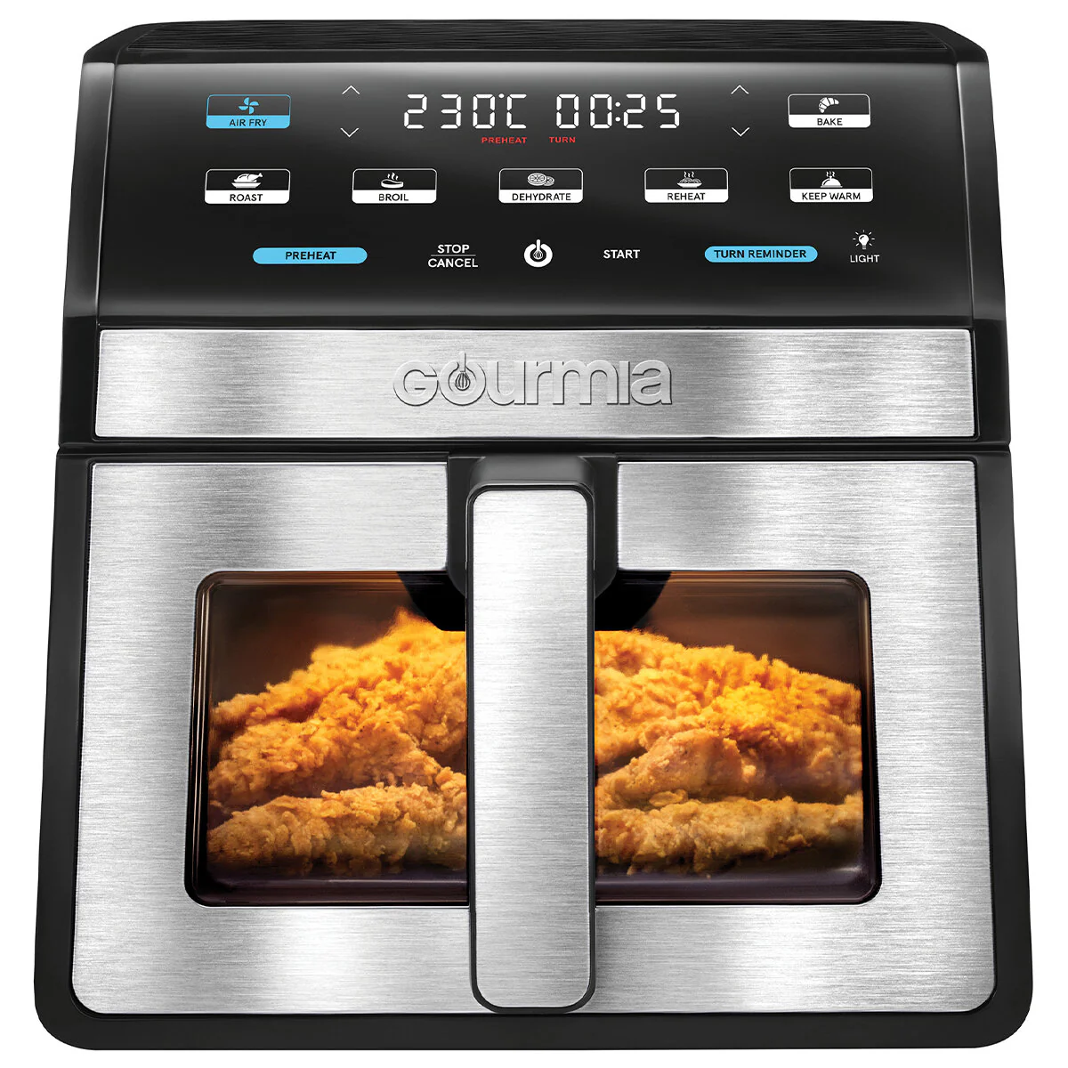 Gourmia Digital Air Fryer 7.6L Capacity GAF858 Black 1700W - Image 4
