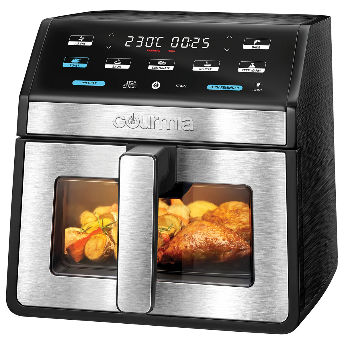 Gourmia Digital Air Fryer 7.6L Capacity GAF858 Black 1700W - Image 5
