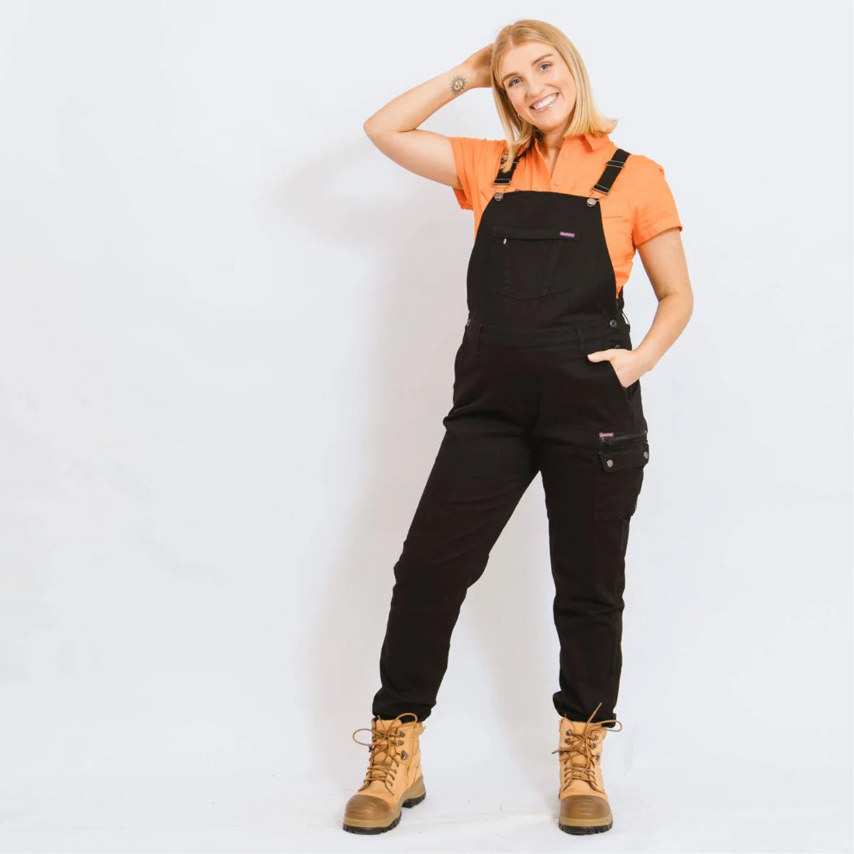 Green Hip All Women Overalls Black Size 20 - Adjustable Straps - Comfortable - Image 2