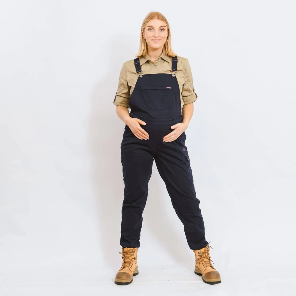 Green Hip All Women Overalls Blue Size 8 - Comfortable Maternity Dungarees - UPF 50+ Protection - Image 2
