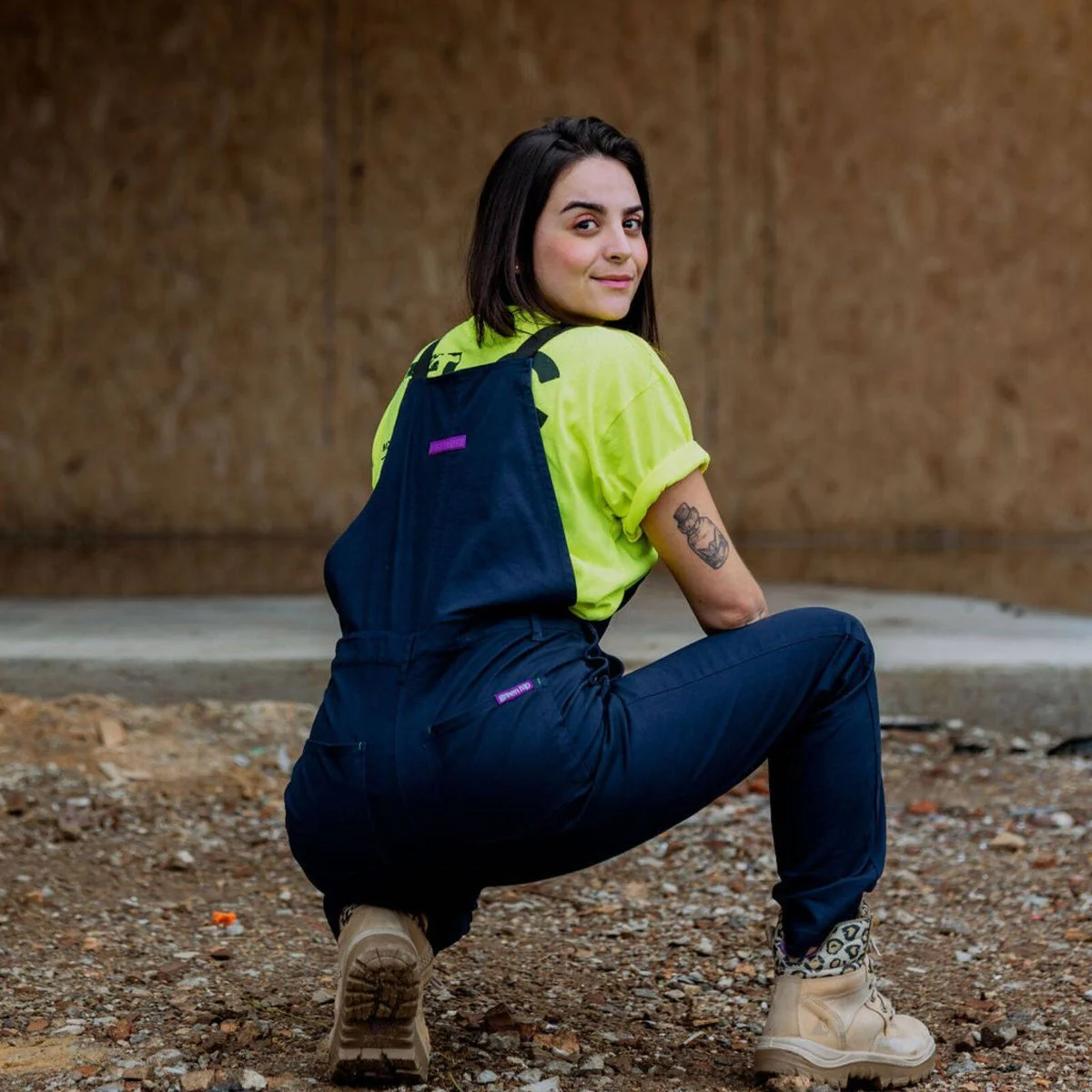 Green Hip All Women Overalls Blue Size 8 - Comfortable Maternity Dungarees - UPF 50+ Protection - Image 3