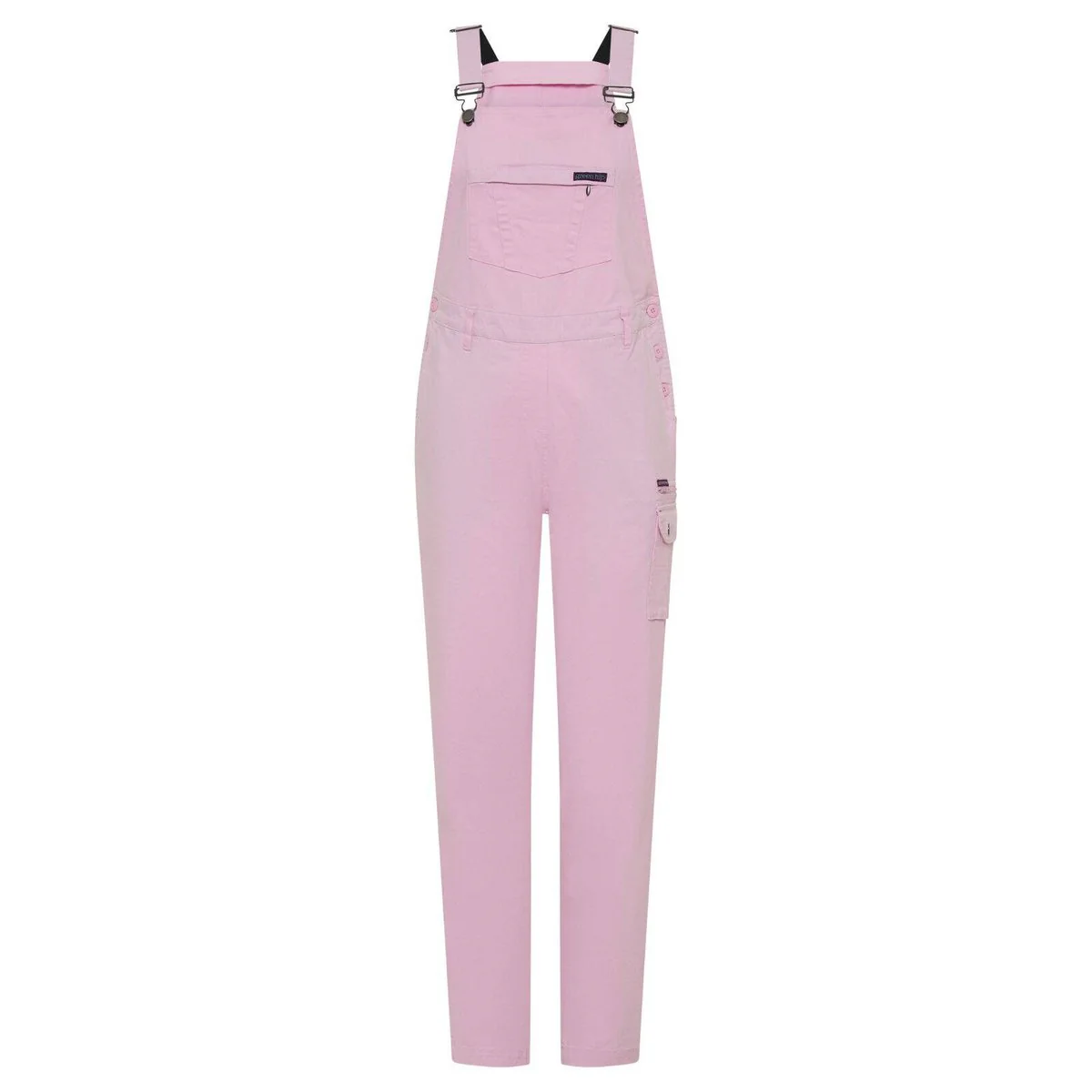 Green Hip All Women Overalls Pink Size 8 - Adjustable Maternity Dungarees - Comfortable Cotton Stretch