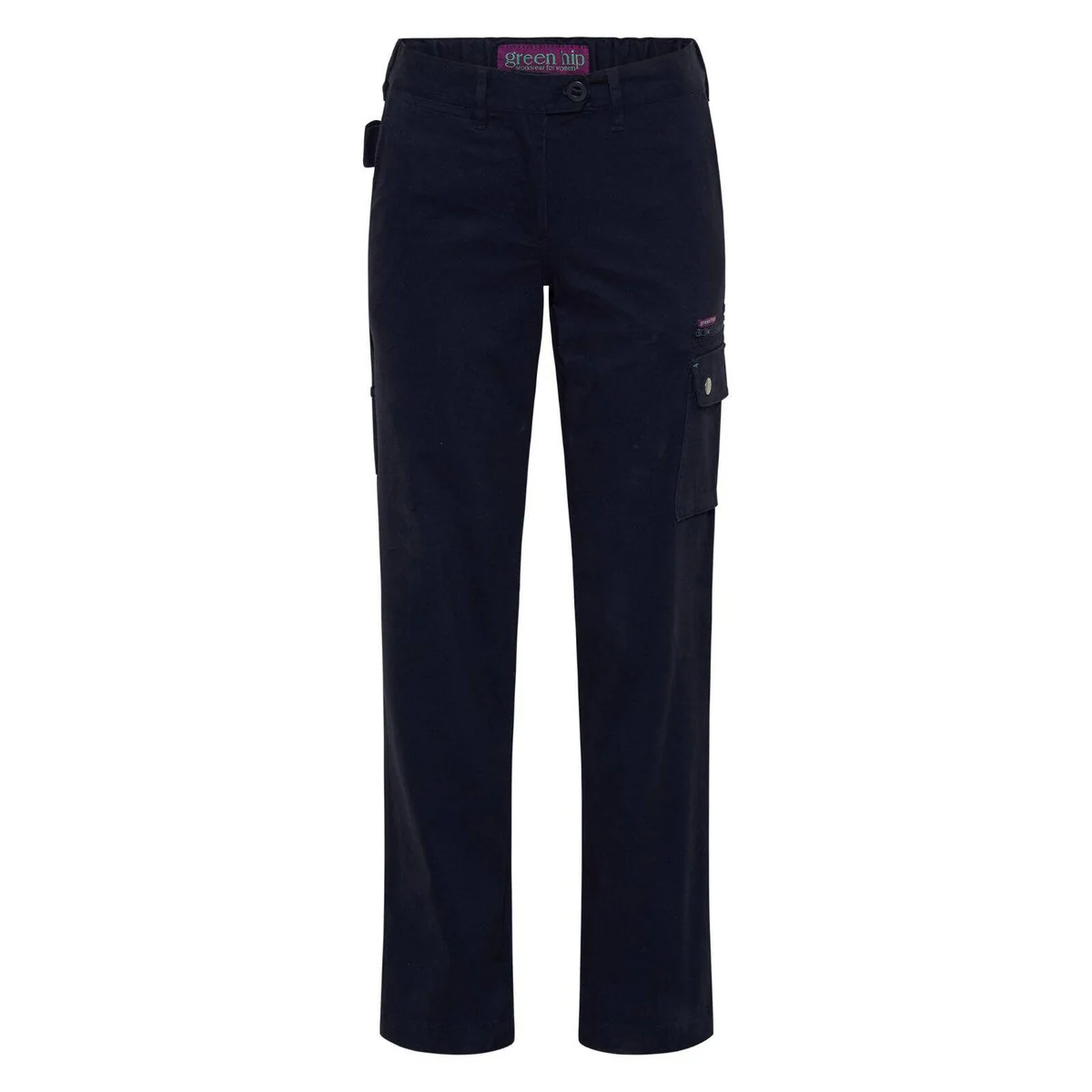 Green Hip Give Cargo Pants Blue Size 10 - Cotton Stretch - UPF 50+