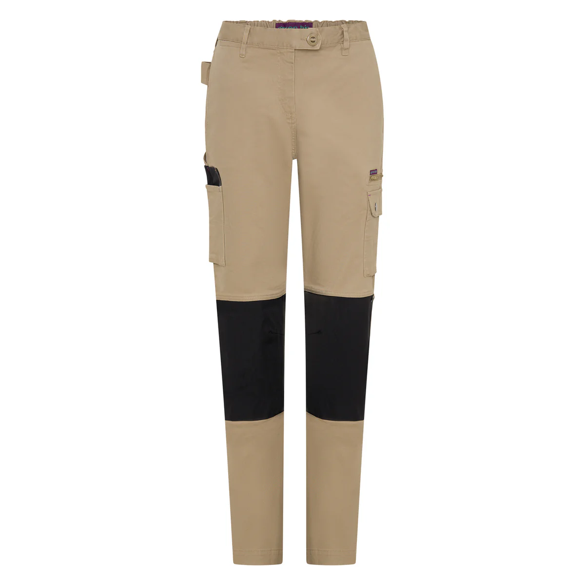 Green Hip Skinny Flex Pants - Khaki - Size 20 - High-Rise - UPF 50+