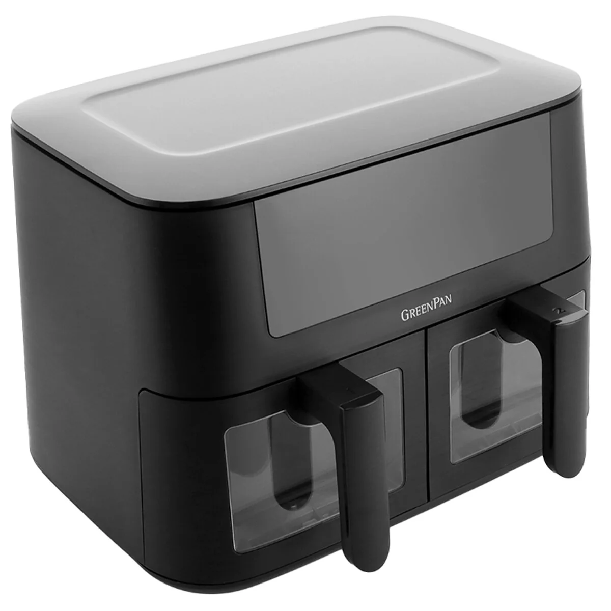 GreenPan Bistro 2 Basket Dual Zone Air Fryer 4+4L 1800W CC008077-001 Black - Image 3