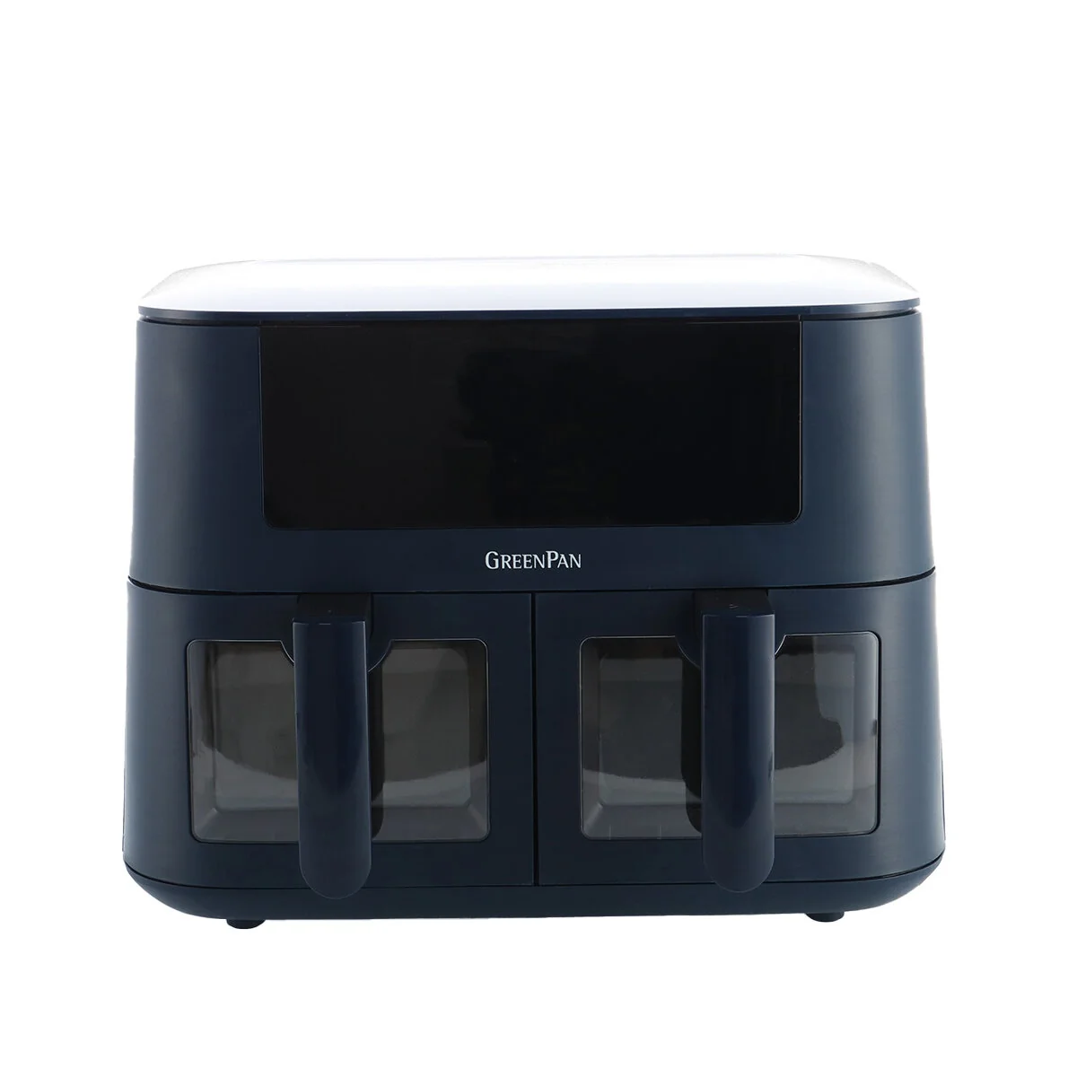 GreenPan Bistro Dual Zone Air Fryer 2x4L CC009332-001 Oxford Blue - Image 2