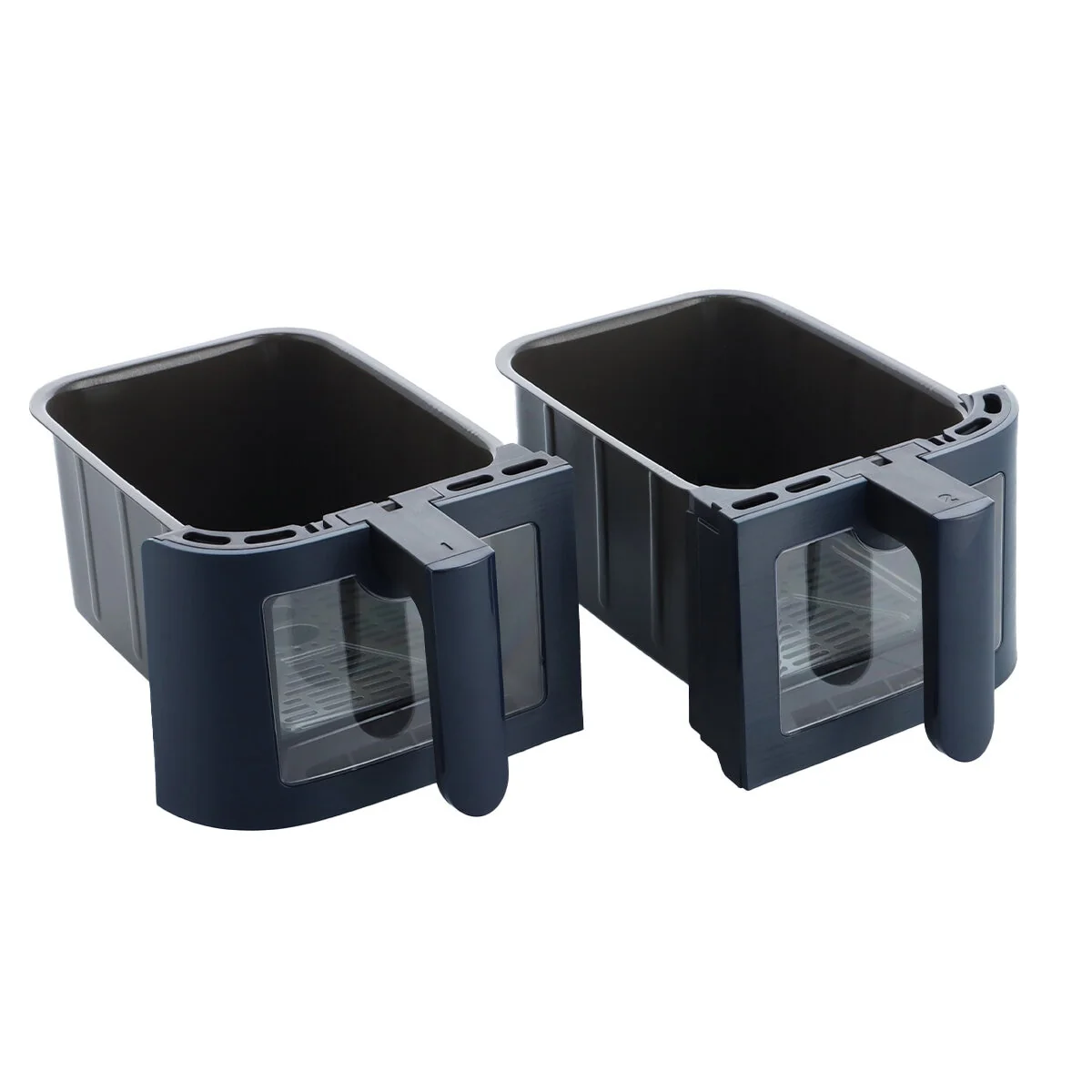 GreenPan Bistro Dual Zone Air Fryer 2x4L CC009332-001 Oxford Blue - Image 6
