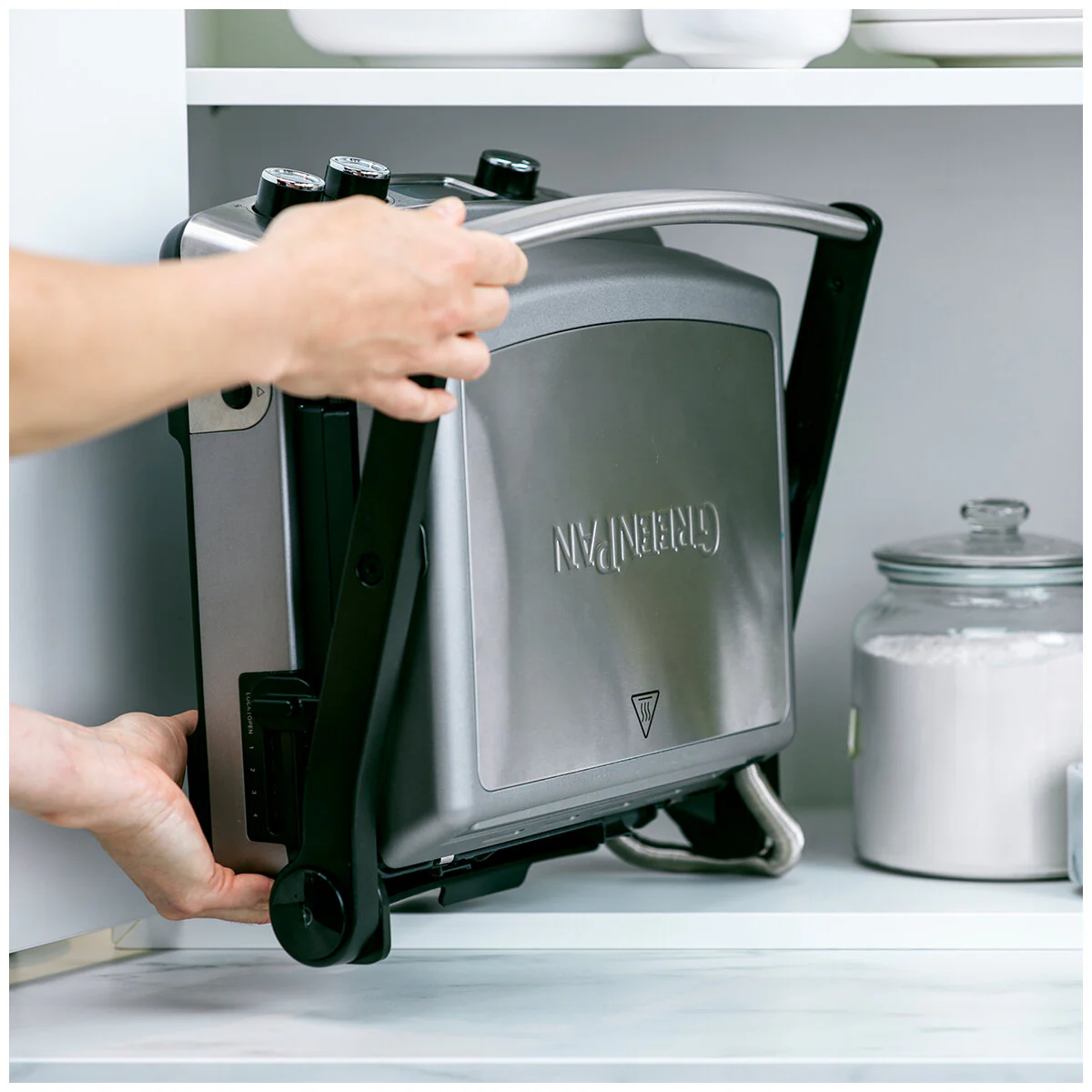 GreenPan Multifunctional 7-in-1 Contact Grill CC006847-001 Stainless Steel - Image 10