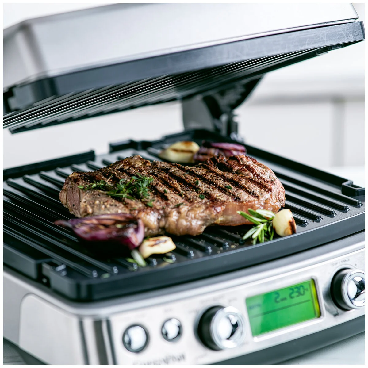 GreenPan Multifunctional 7-in-1 Contact Grill CC006847-001 Stainless Steel - Image 9