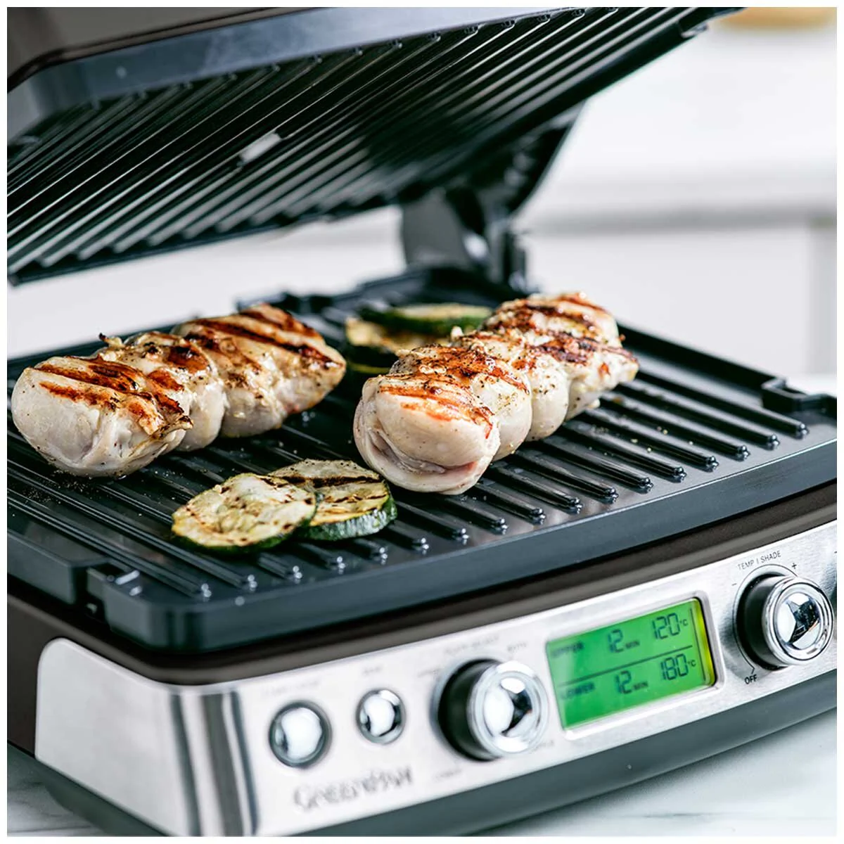 GreenPan Elite Contact Grill 1800W CC006848-003 Matt Black - Image 7