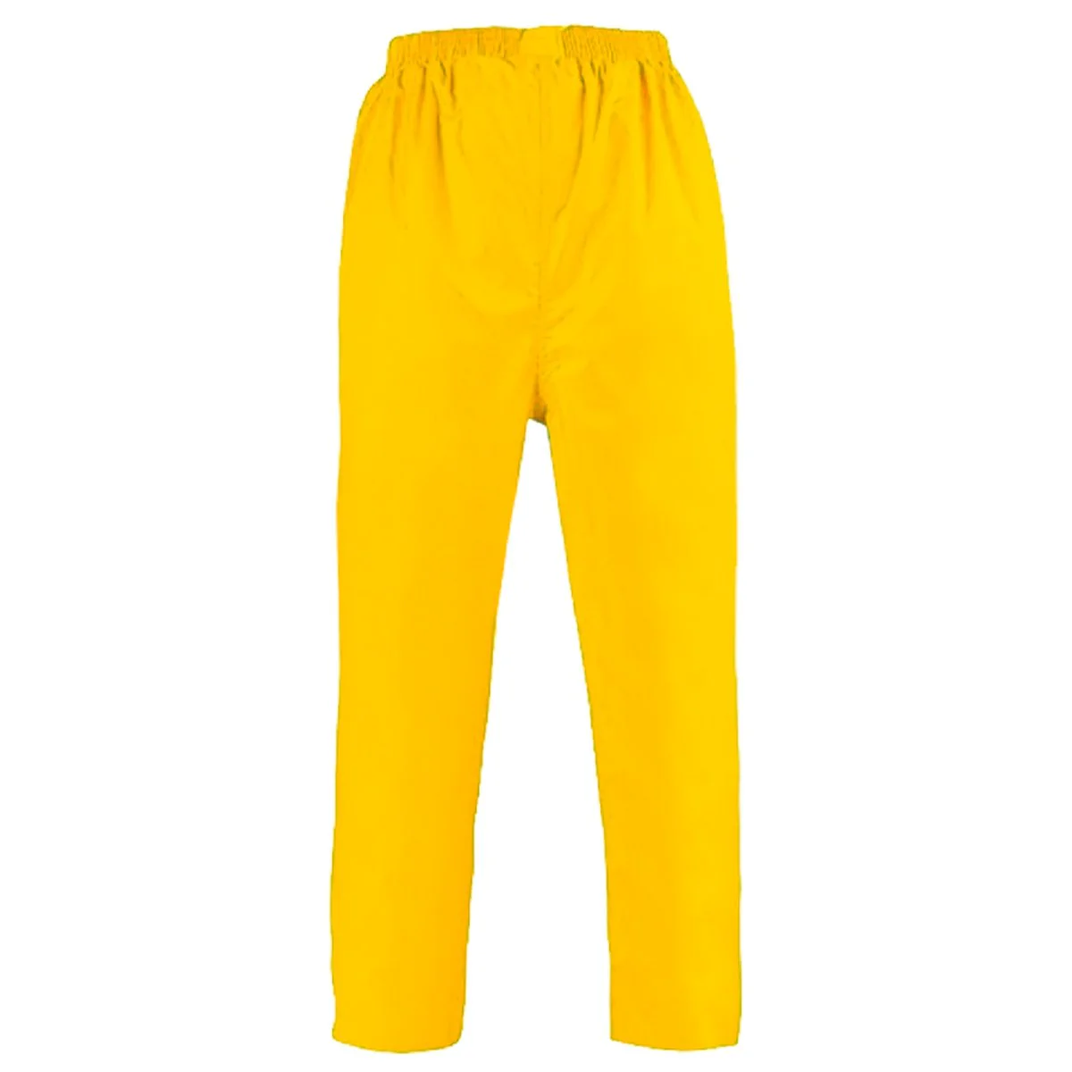 Gripwell Wet Weather Trousers - Elastic Waist - Large - Yellow - PVC - Durable - Image 2